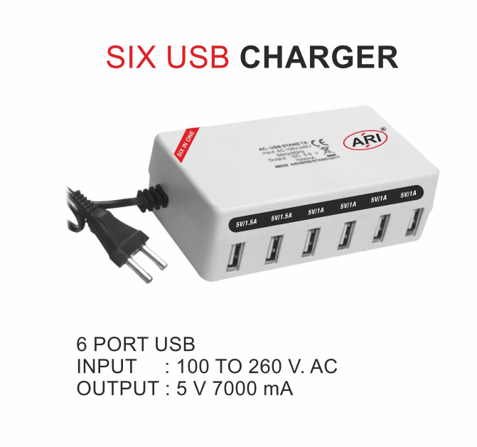 Six USB Charger